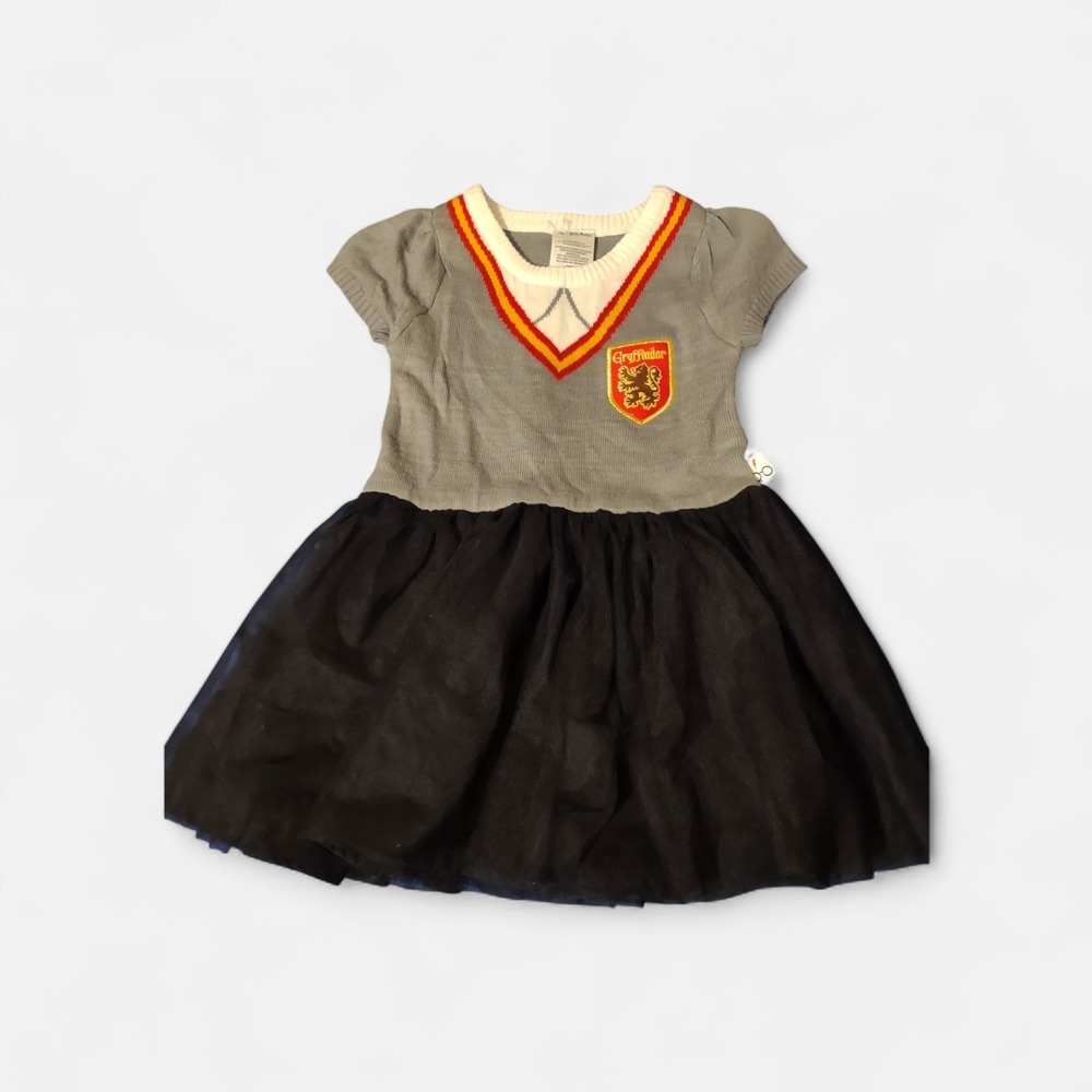 Wizarding World Harry Potter Girls Dress Sz 4T Gryffindor Casual‎ Pretend Play
